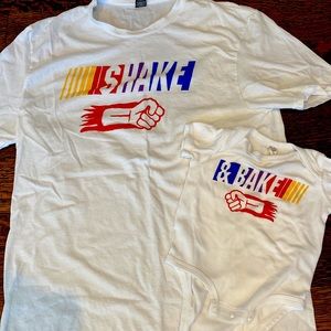 Dad and son T shirts